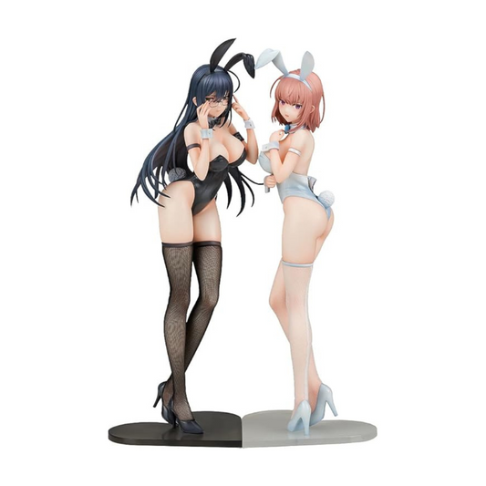 GOOD SMILE Ikomochi Sensei EN92486 Original Character, Black Bunny Aoi & White Bunny Summer Bud, Set of 2