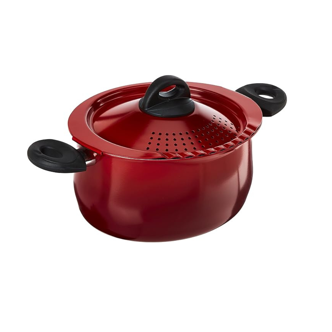 Bialetti Pasta Pot 5.8 Quart Red 07550