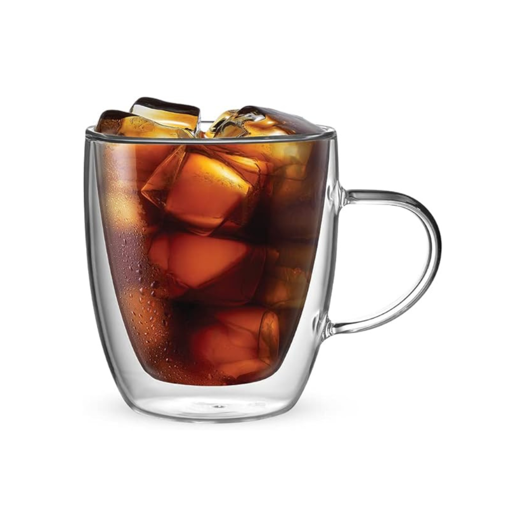 Bialetti Capri Double Wall Glass Heat Resistant Glass