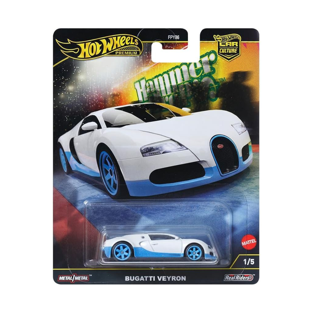 Hot Wheels HRW06 Car Culture Hammer Drop Bugatti Veyron Vehicle Toy Mini Car