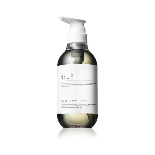 NILE Classic Body Soap, Moisturizing, Sensitive Skin, Shower Oil, 13.5 oz (400 ml), Citrus Homme Scent