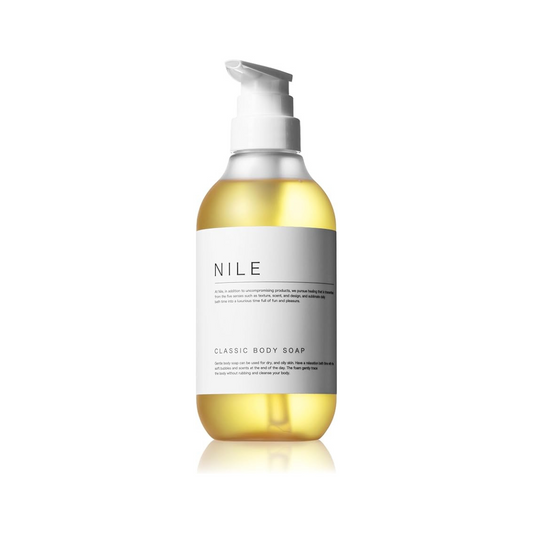 NILE Classic Body Soap, Moisturizing, Sensitive Skin, Shower Oil, 13.5 fl oz (400 ml), New La France Scent (New Fragrance)