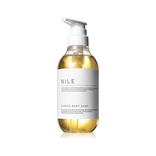 NILE Classic Body Soap, Moisturizing, Sensitive Skin, Shower Oil, La France Pear & Apple Scent