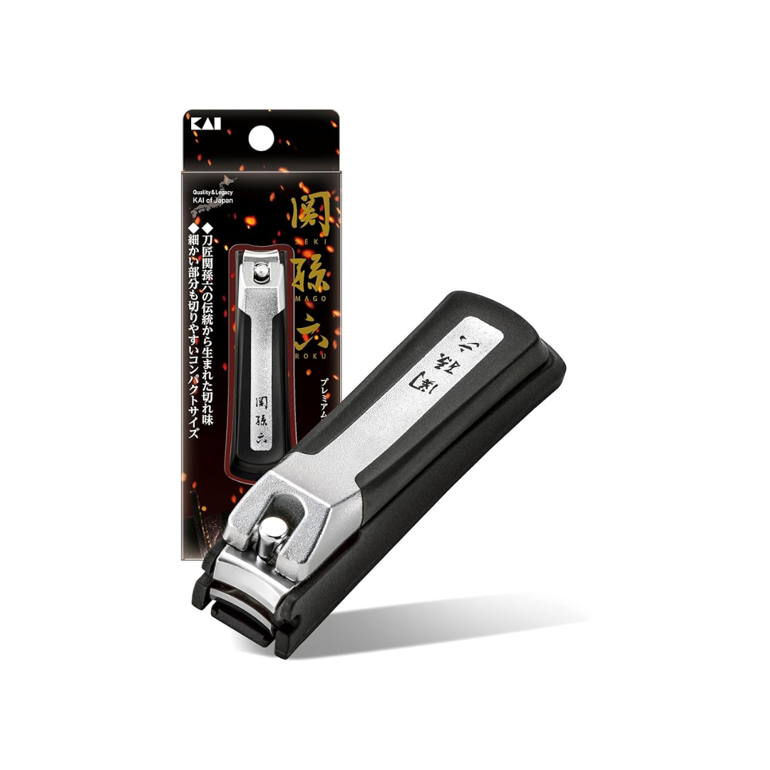 Kai KAI Seki Magoroku Premium Nail Clippers Type 101S Curved Blade Made in Japan Compact Easy to Carry HC3555