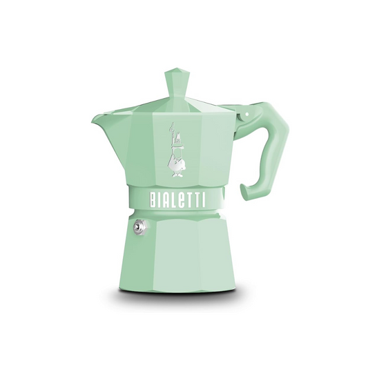 Bialetti Mocha  Light Mint 3 Cup Open Fire (Coffee Maker, Espresso Maker, Makinetta)