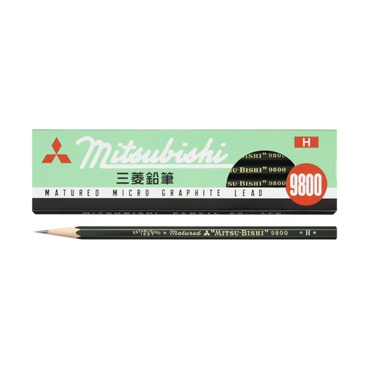 Uni Mitsubishi Pencil K9800H 9800 H Pencil, 1 Dozen