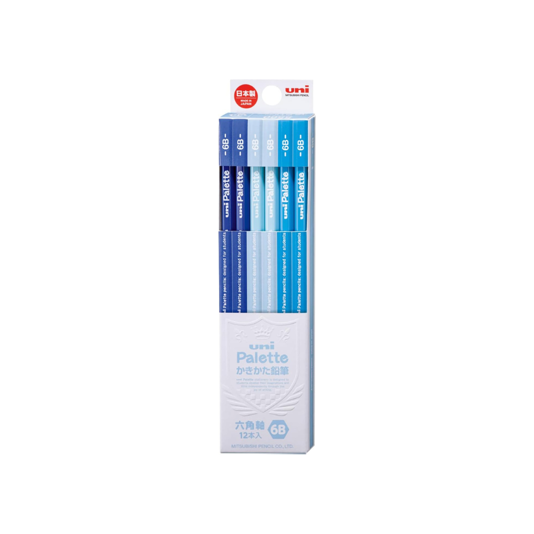 Uni Palette Paper Box, Blue, 6B, Pastel Blue