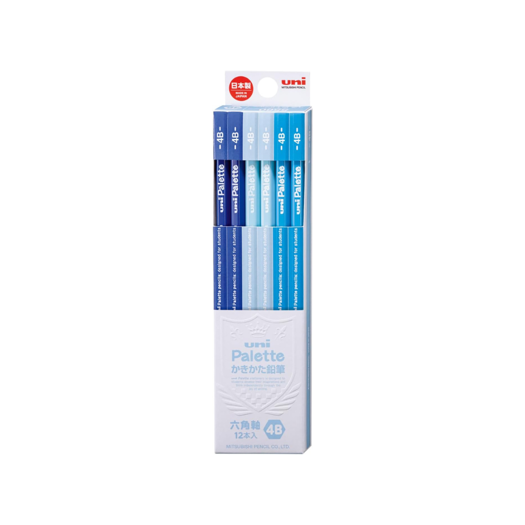 Uni Palette Paper Box, Blue, 4B, Pastel Blue
