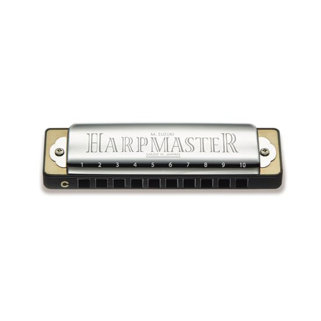 Suzuki MR-200-EB Harpmaster Standard 10-Hole Diatonic Harmonica, Key of Eb