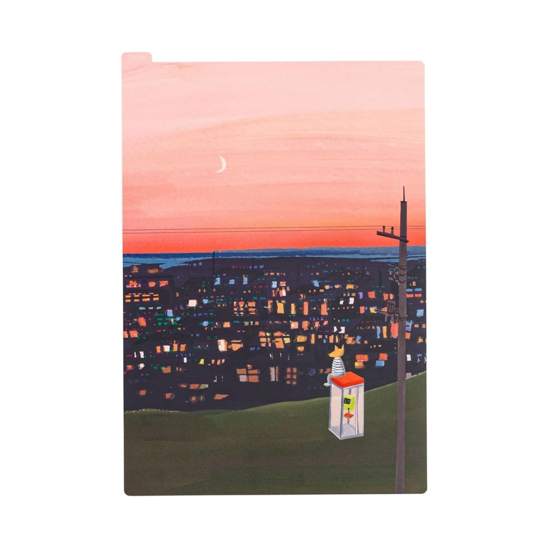 Hobonichi Hiroko Kubota/Almost Sun Planner, Counting Light, Cousin Size, Notebook Accessory