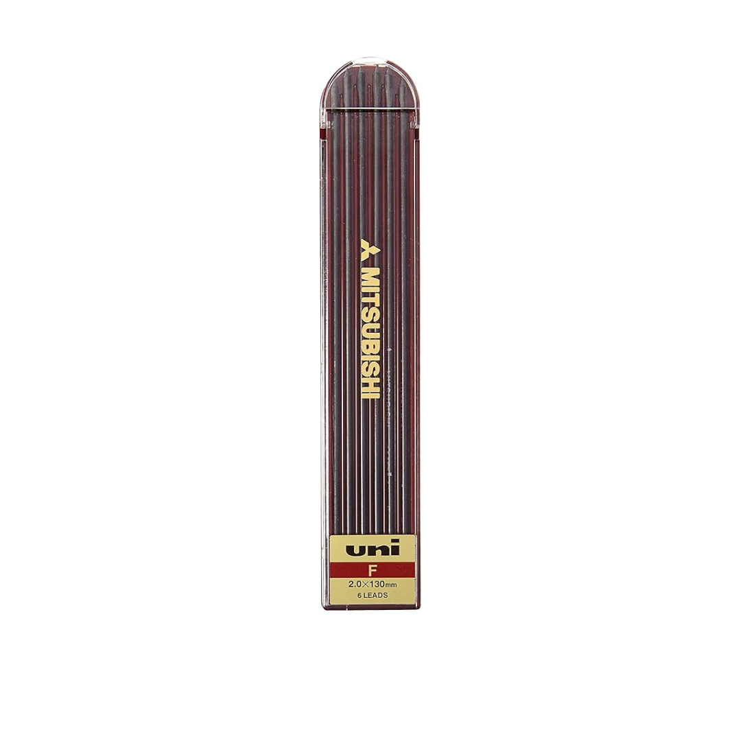 Uni Drop Holder Type Pencil Lead, 2.0mm, F (ULNF)