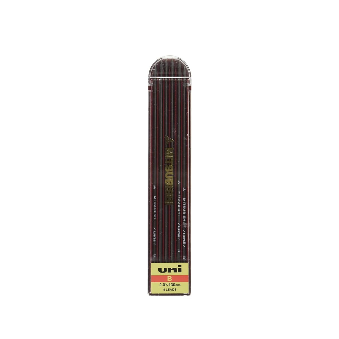 Uni Drop Holder Type Pencil Lead, 2.0mm, B (ULNB)