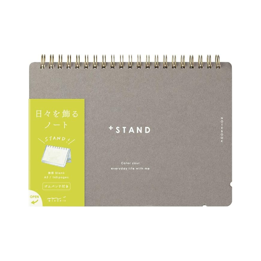 Midori 13807006 Notebook, A5 Plus Stand, Unruled