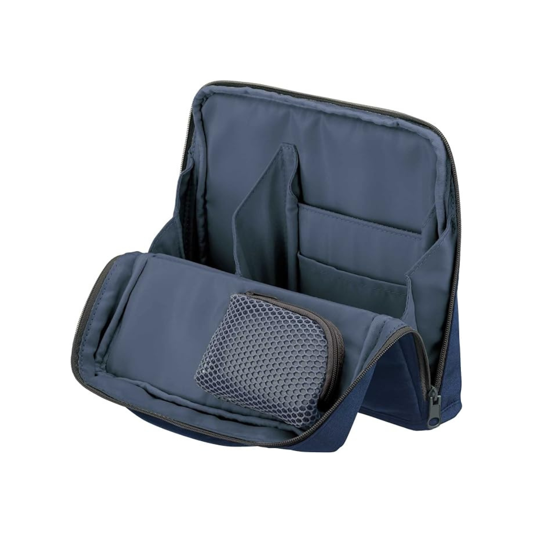 KOKUYO AM Kaha-HB11DB Bag-In Bag, Tool Pen Stand, Gadget Pouch, Hakobiz, Indigo Blue,