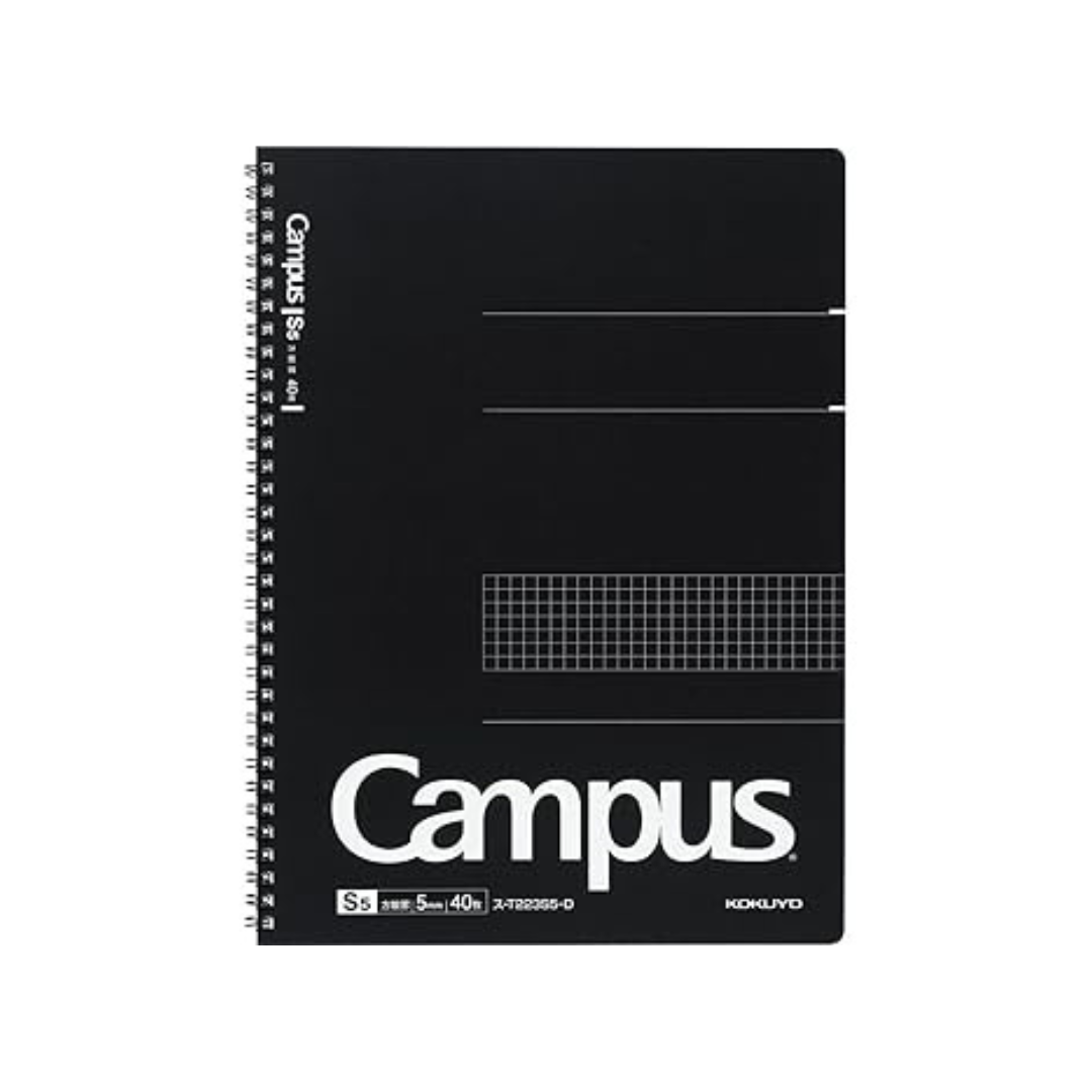 Kokuyo Campus Notebook Grid Ruled Twin Ring A4 40 Sheets Scan -T223S5-D