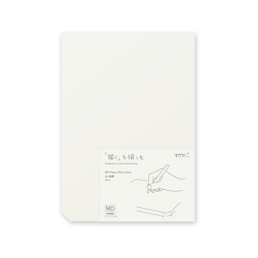 Midori MD Paper Pad, Cotton A5, Unlined