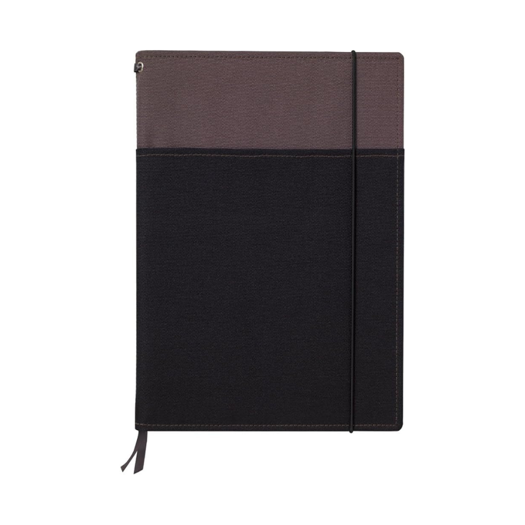 Kokuyo Cover Notebook<システミック>Storage for 2 notebooks. Manage your notebooks and schedules in one volume. Includes a pocket to store pens and other small items., navy blue