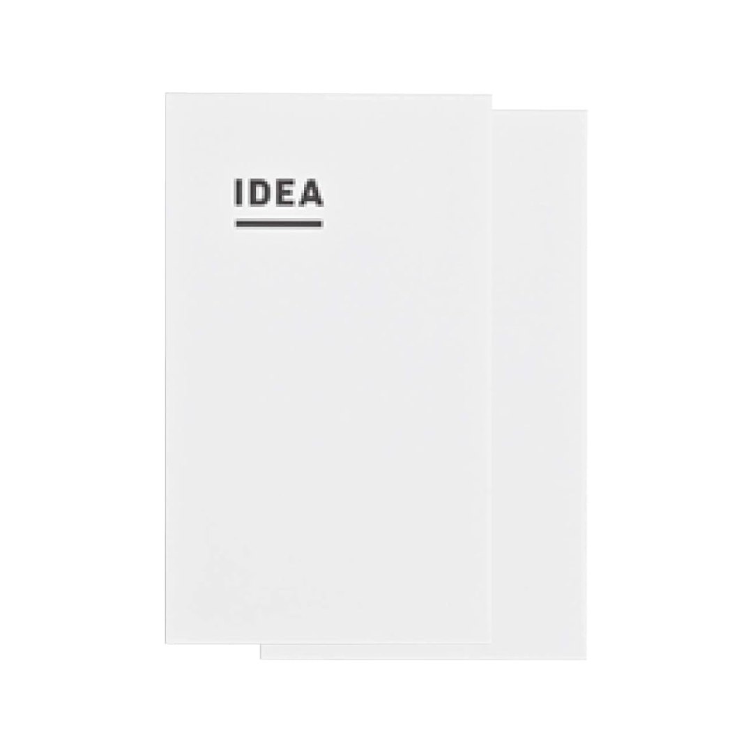 Kokuyo JIBUN_TECHO IDEA Notebook, A5 Slim Size(8.3" x 4.9"), 3mm Grid Ruled, 40 Sheets, Thin Paper, Pack of 2