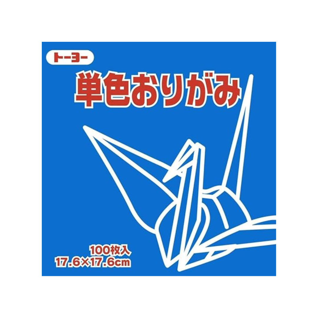 Toyo 065138 Origami Single-Sided Origami Origami Single Color, 7.9 inches (17.6 cm) Square, 100 Sheets