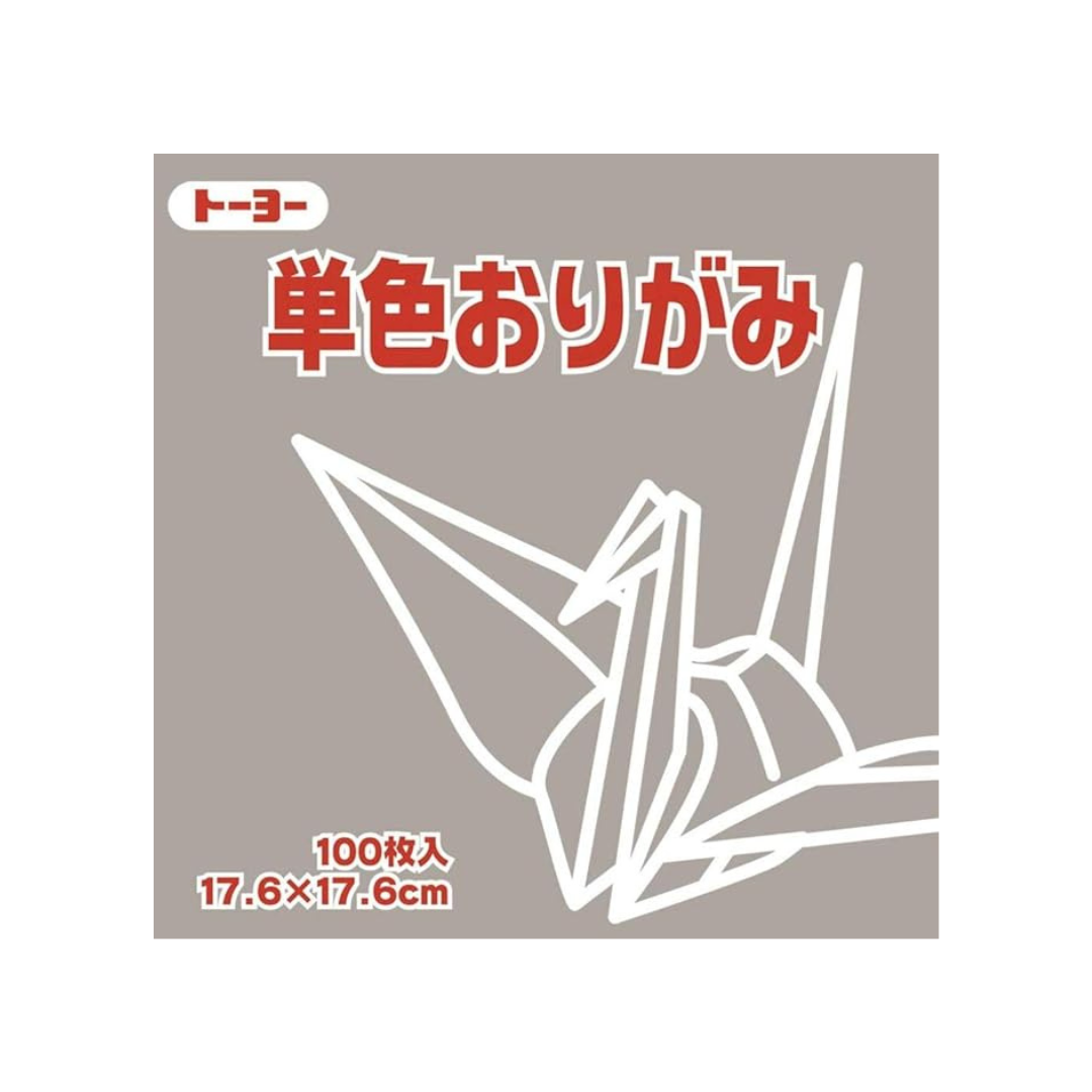 Toyo 065155 Origami Single Sided Origami Origami Solid Color 7.9 inches (17.6 cm) Square Yes 100 Sheets