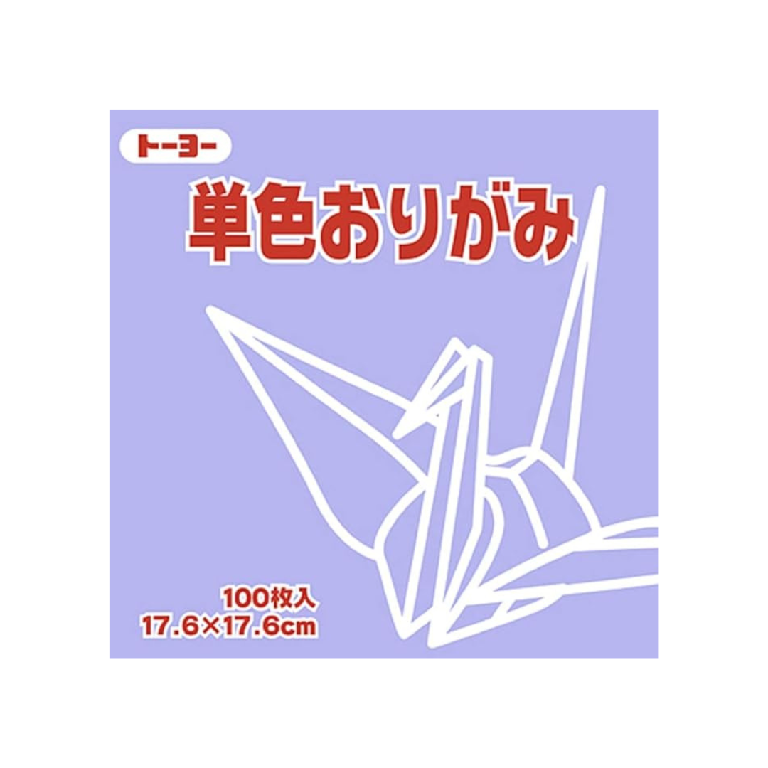 Toyo 065132 Origami Single Sided Origami Origami Single Color, 7.9 inches (17.6 cm) Square Thin Fuji 100 Sheets