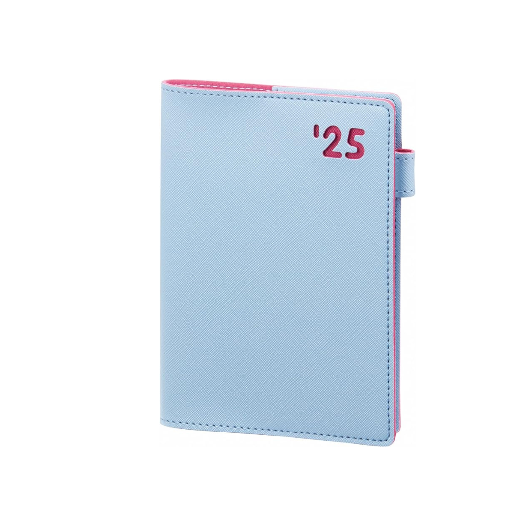 Raymay Fujii RFD2514A 2025 Color Edge Diary, Weekly A6, Blue, Starts December 2024