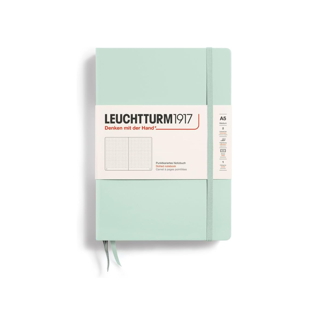 Leuchtturm Notebooks Medium Mint Green Medium (A5) Dot 367259