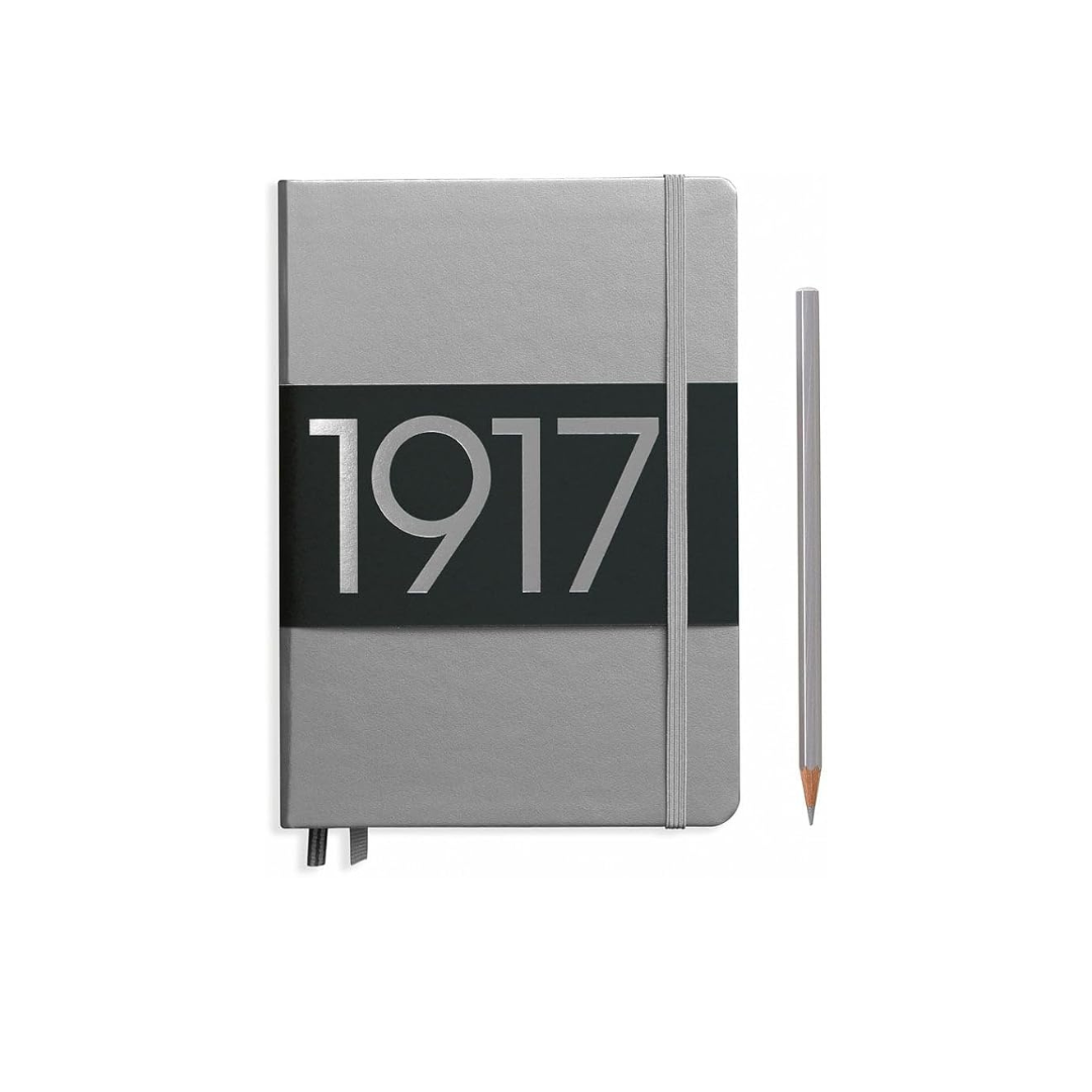 Leuchtturm Notebook A5 Lined Silver 355519