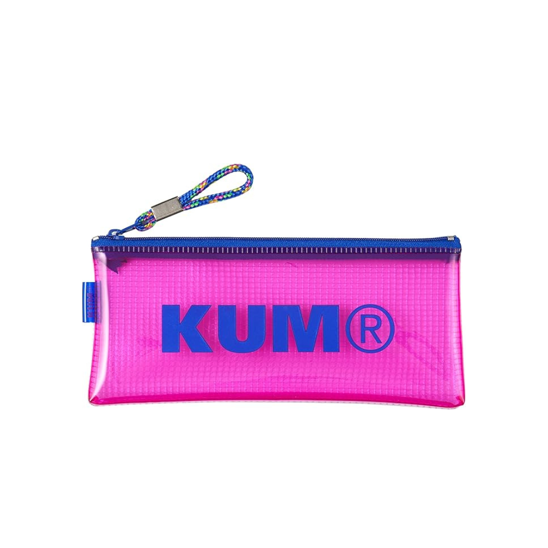 Raymay Fujii KM178P Pencil Case, Pencil Case, Clear Pen Case, Pink