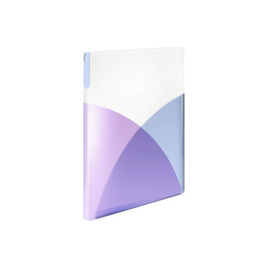 Plus Clear File A4 Vertical 40 Pockets Pasty 98-413 Blueberry Purple
