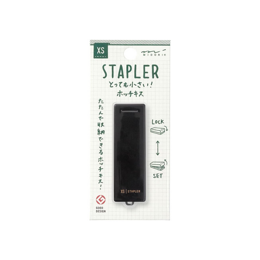 Midori Stapler XS Compact Stapler Black 35270006