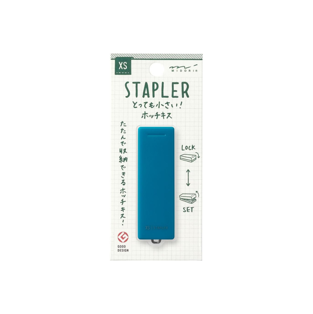 Midori Stapler XS Compact Stapler Blue 35273006