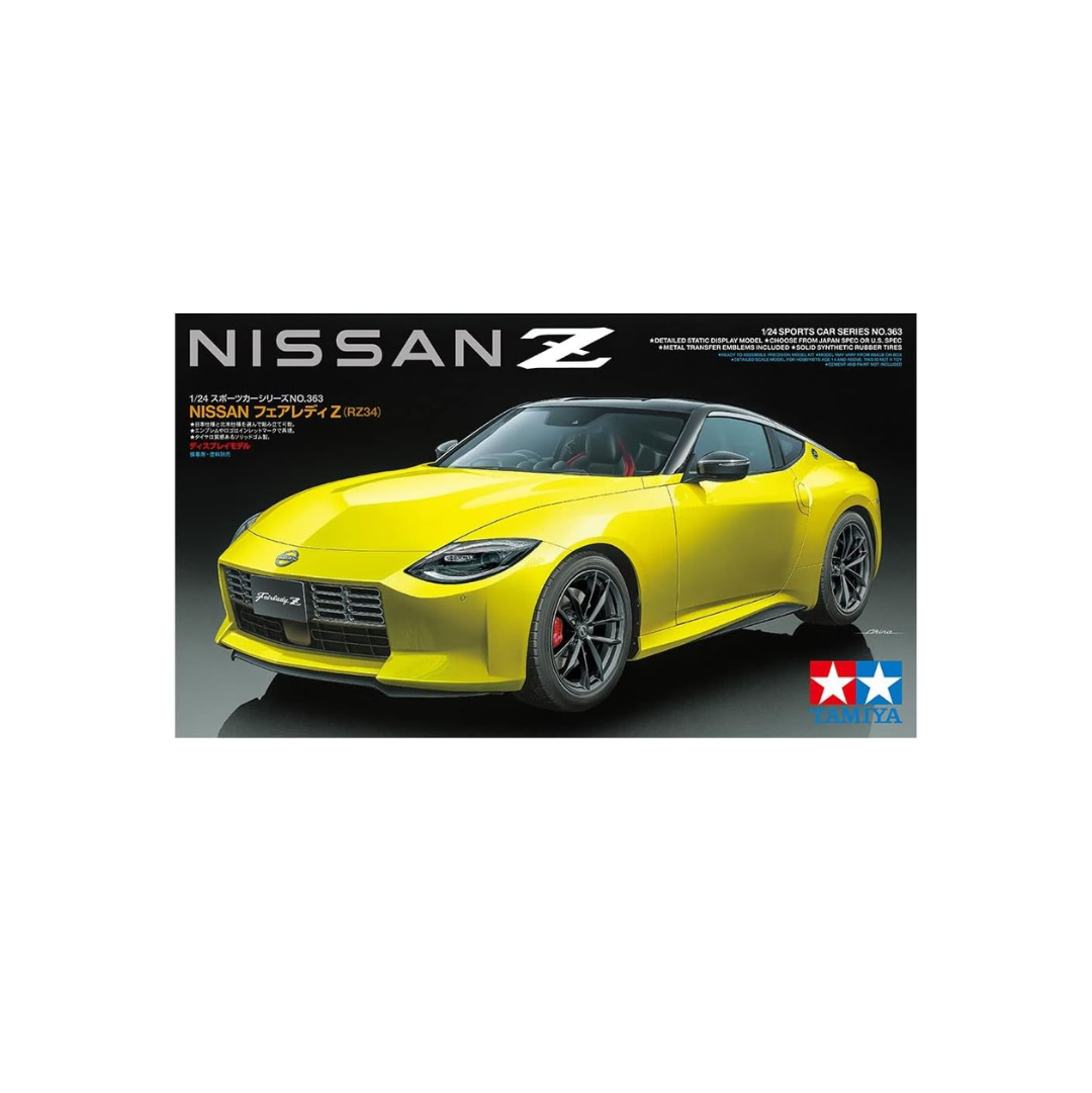 Tamiya 1/24 Sports Car Series No. 363 NISSAN Fairlady Z (RZ34) Plastic Model 24363 Molded Color