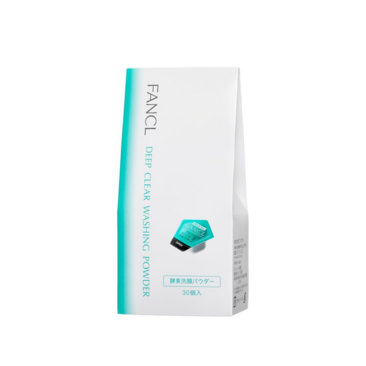 FANCL Deep Clear Facial Cleansing Powder, 30 Pieces, Face Cleansing, Additive-Free, Pore Clogs/Blackheads, Environmentally-Friendly Packaging, Enzyme-Based Facial Cleansing Powder