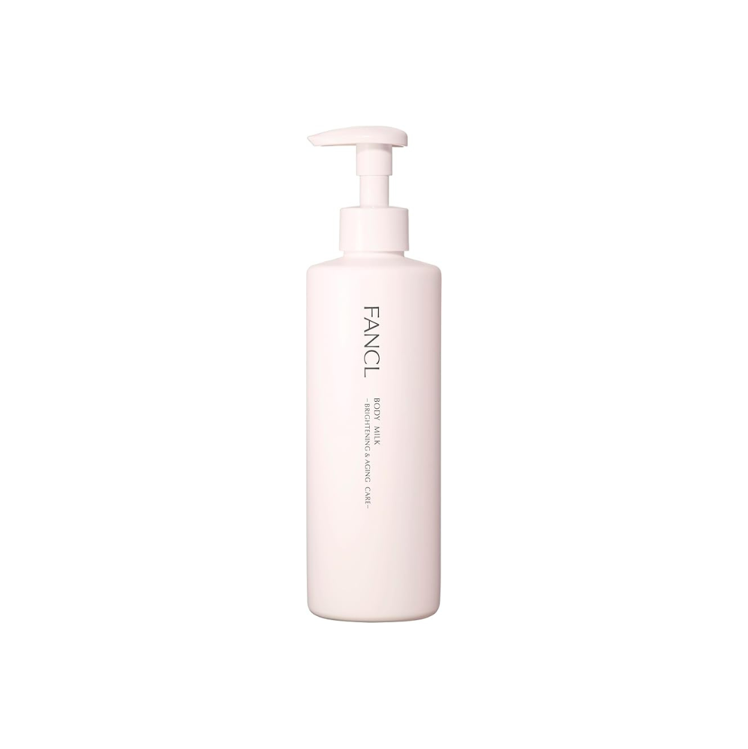 FANCL Body Milk, Brightening & Aging Care, 1 Bottle Unscented Additive-Free Body Lotion Moisturizing Cream