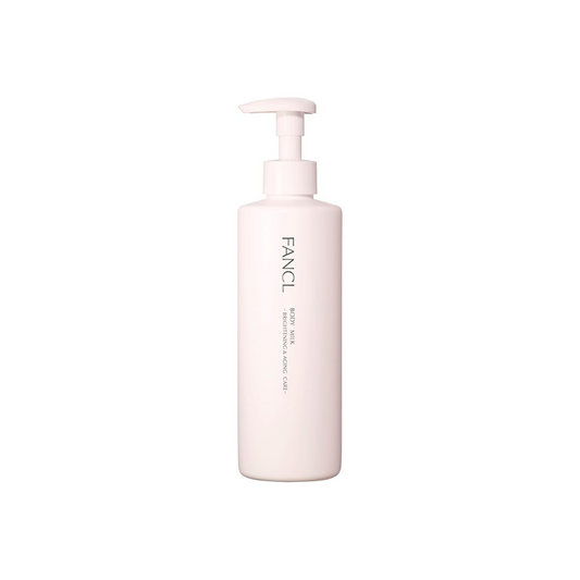 FANCL Body Milk, Brightening & Aging Care, 1 Bottle  Unscented Additive-Free Body Lotion Moisturizing Cream