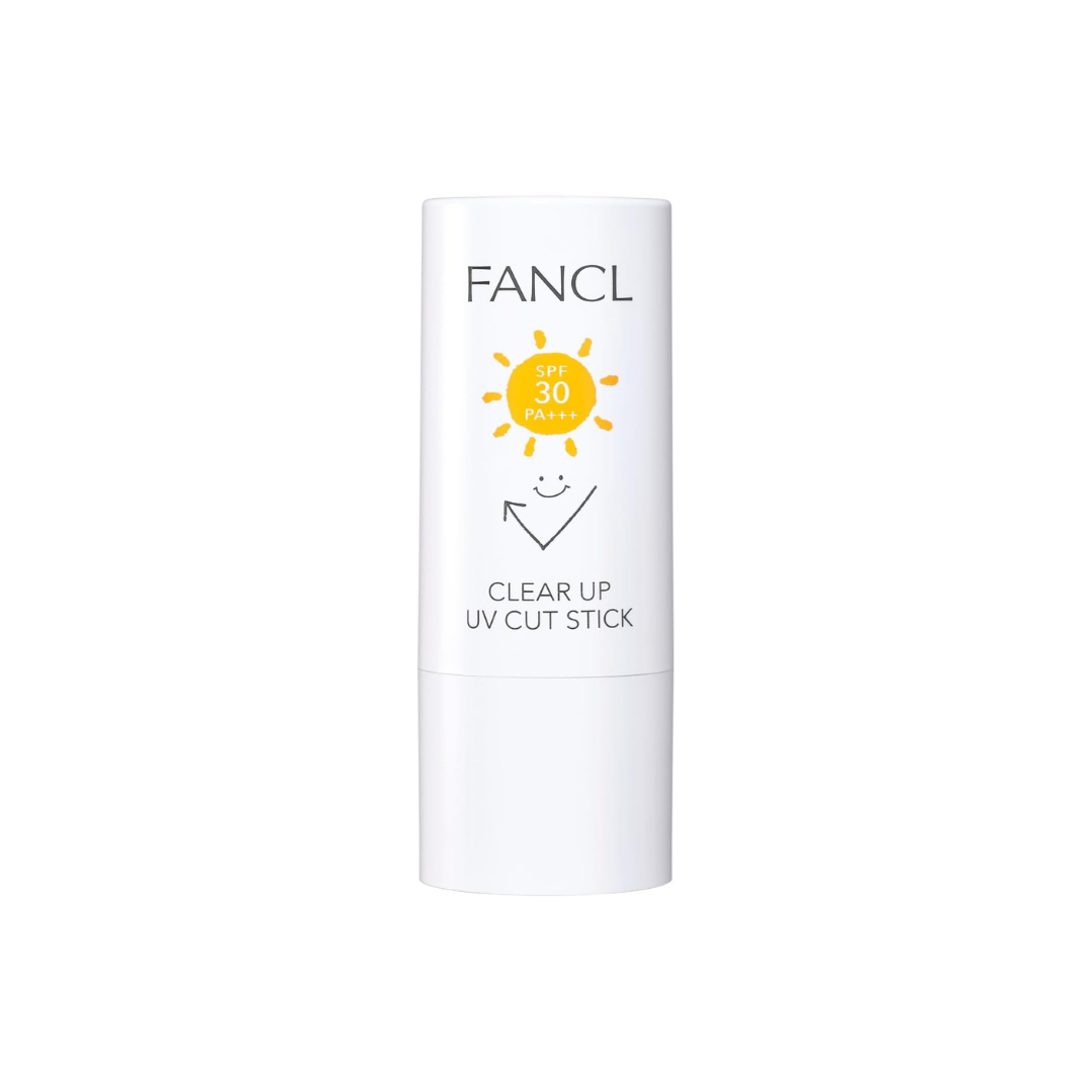 FANCL Clear Up UV Protection Stick (SPF30, PA+++) (Acne, Dry Skin, Children, Sunscreen)