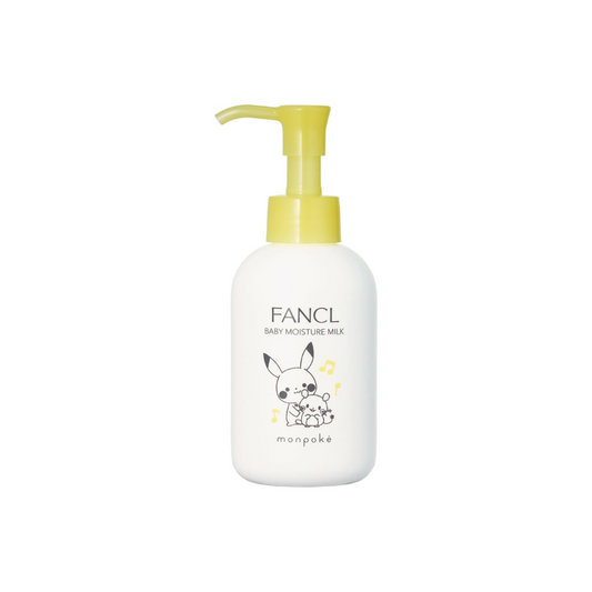 FANCL Baby Milk, Monpoke Limited Design, Baby Lotion, Additive-Free (Baby/Newborn), Moisturizing Cream, Face, Whole Body, Hypoallergeni