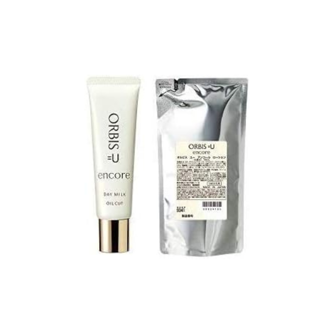 Orbis You Encore Day Milk, 1.1 oz (30 g), Daytime Moisturizing Solution & Orbisyou Encore Lotion, Refill, 6.1 fl oz (180 ml) Lotion, Genuine Aging Care