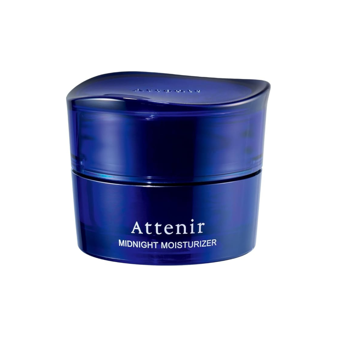 ATTENIR New Midnight Moisturizer (Refill + Dedicated Container, 1.3 oz (35 g) / Approx. 2.5 Months, Quasi-drug, Night Beauty Mask, Medicated Moisturizer, Gel (Stain Prevention/Ageing Care), Sleeping