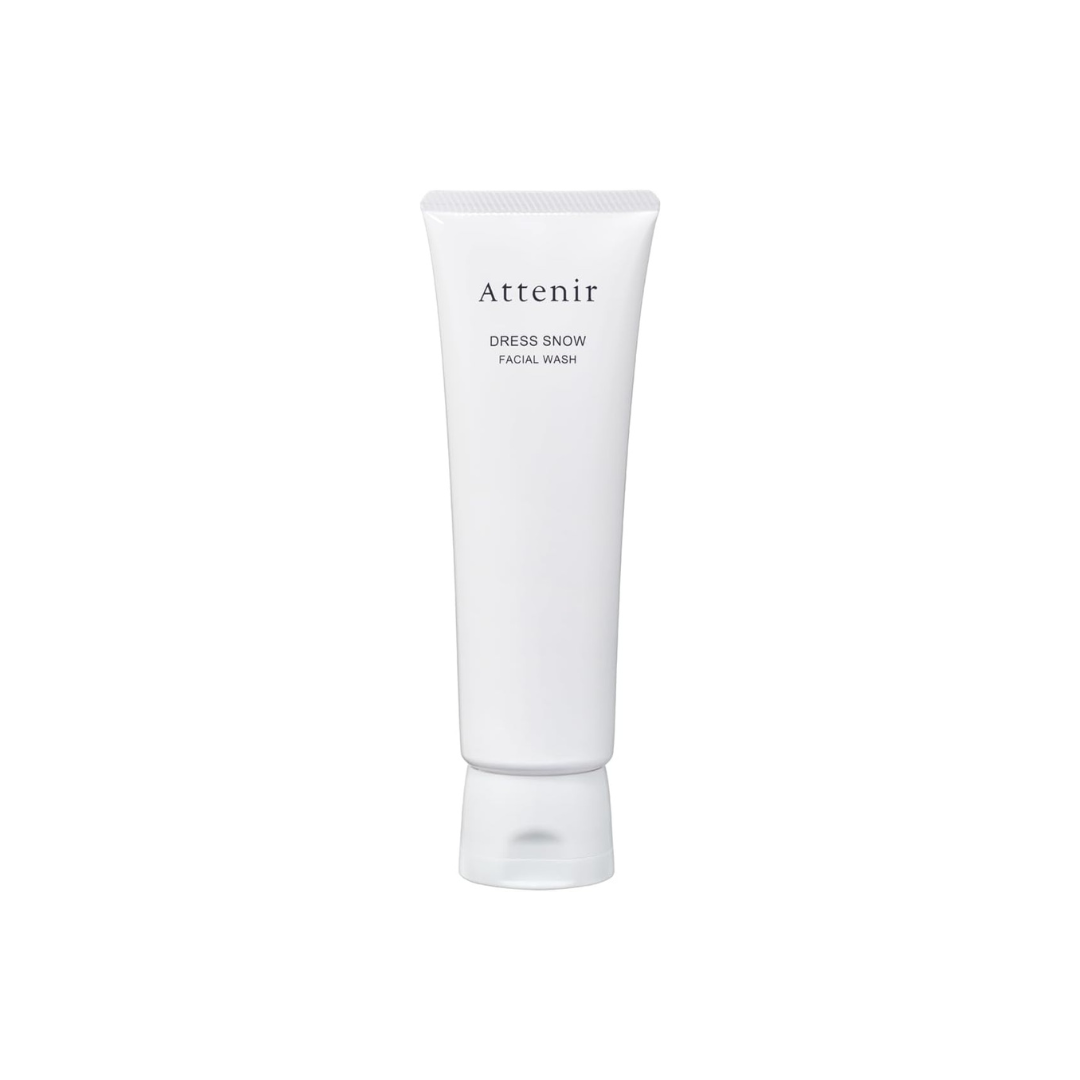ATTENIR Dress Snow Facial Wash, 4.2 oz (120 g) / Approx. 2 Months Supply, Facial Cleansing Foam (Adhesion Foam/Dullness/Pores/Transparency) Morning and Evening Use