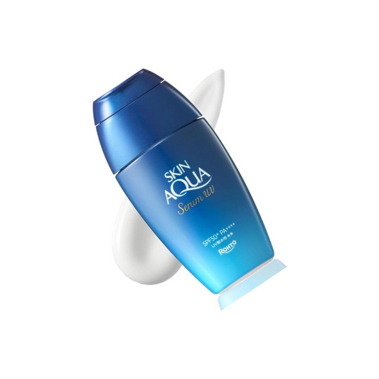 SKIN AQUA Hyaluronic Serum Sunscreen Gel SPF50+, PA++++ - Alcohol Free & Paraben Free