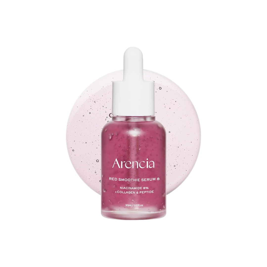 Arencia Red Mochicerum Serum, Elastic Skin, Moisturizing, Collagen, Moisture Moisturizing, Niacinamide Blend, Korean Cosmetics, Skin Gloss