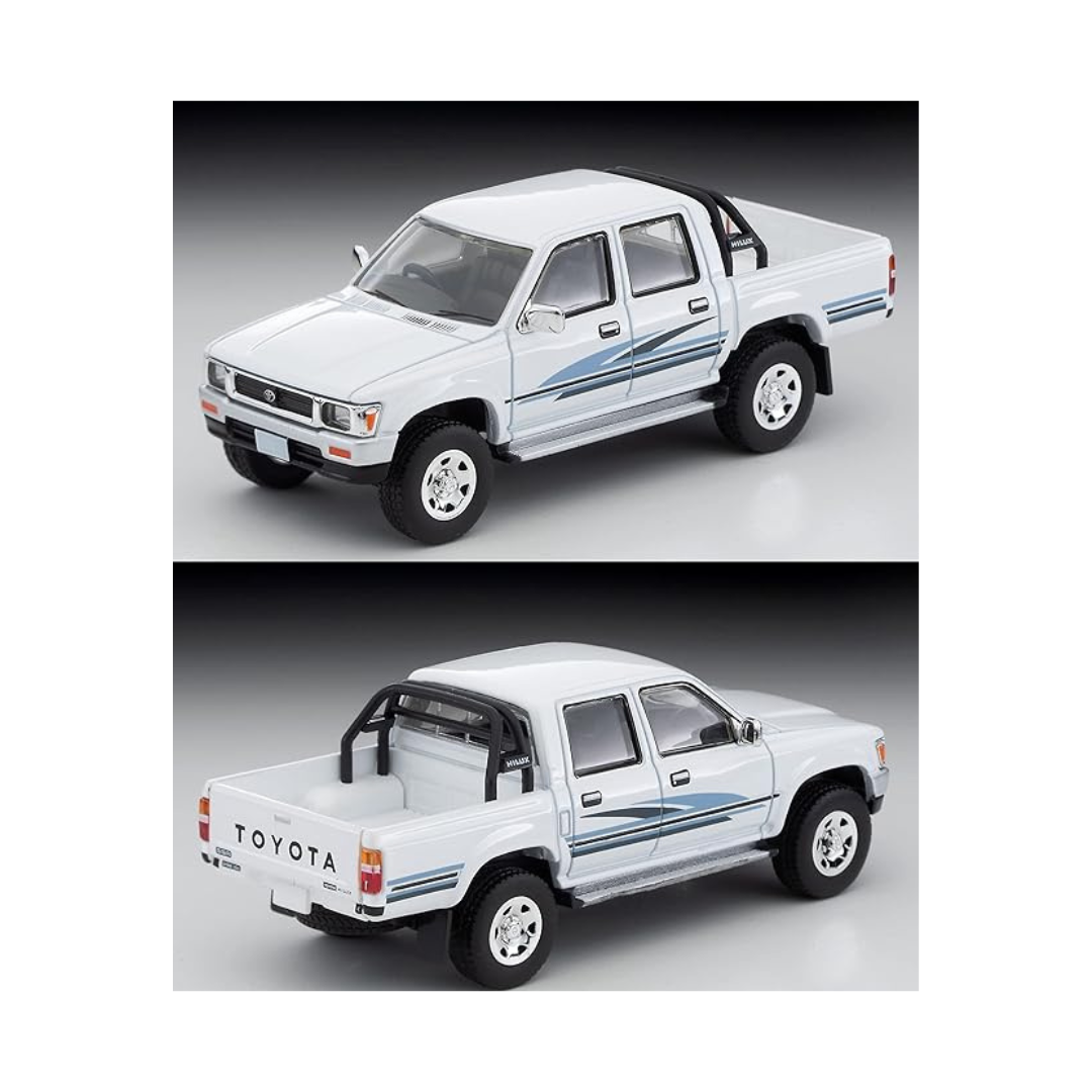 Tomica Limited Vintage Neo 1/64 LV-N256b Toyota Hilux 4WD Pickup Double Cab SSR White 91 Finished Item 324645