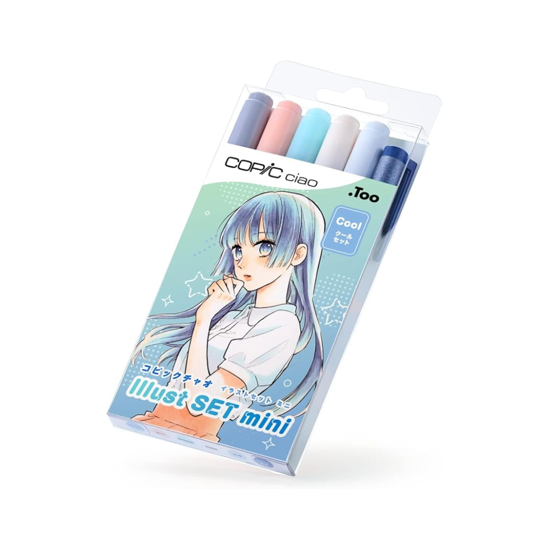 Copic Ciao Illustration Set Mini (Cool) Illustration Marker Marker