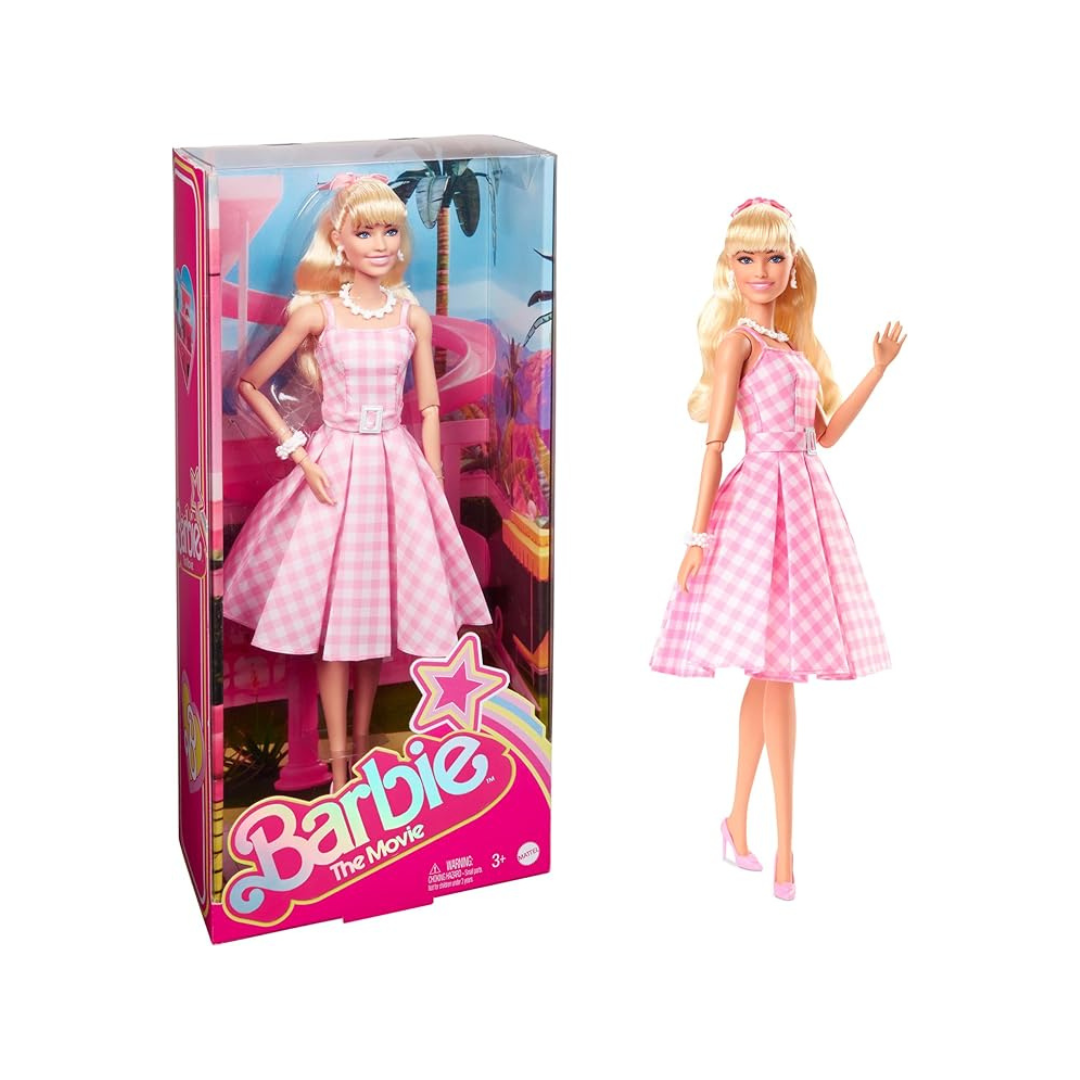 Mattel Barbie HPJ96 Movie Barbie Gingham Dress Doll