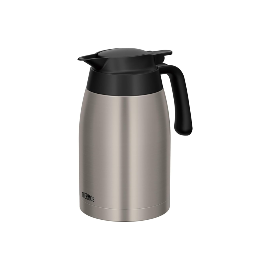Thermos TTB-1501 SMT Stainless Steel Pot, Stainless Steel Matte, Insulated Tabletop Pot, Vacuum-Sealed Bottle Structure, Keeps Contents Hot or Cold