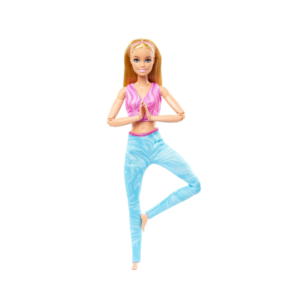 Barbie Cute Pose! Pink Blue Theme House Barbie Doll 3 Years Old Pink Blue HRH27