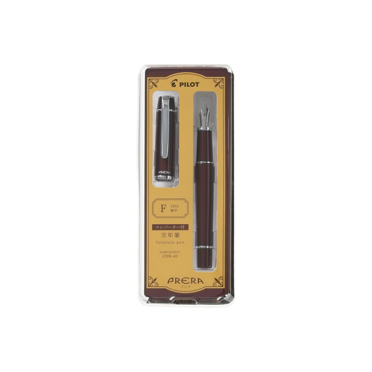 PILOT PRARA F Fountain Pen, Fine Point, Red Brown PFPR1RBNF