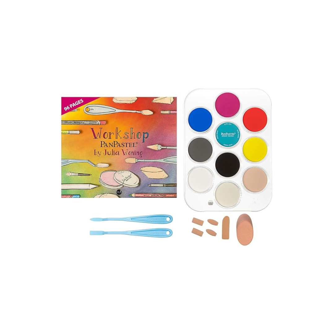 Panpastel 30090 Julia's Starter Kit with Book, Set of 10 Colors 318450